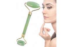 China Green Gua Sha Scraping Tool , Facial Jade Roller For Face Massage supplier