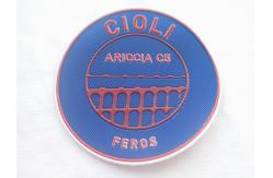 China Custom Silk Screen Printing Heat Transfer 3D Logo Embossed TPU Patches supplier