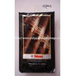 Portable Waterproof Printed  Plastic Cigar Bags With Customize Size And Design for sale