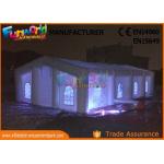 Factory Dome Cube Inflatable Party Tent With LED Lighting Customized Color for sale