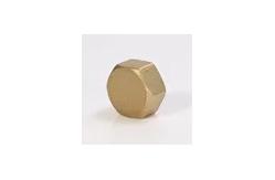 China Female Thread Copper Pipe End Caps Brass Plumbing Pipe Fitting supplier