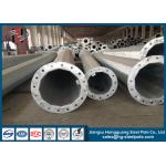 Anti Rust Customized Q235 Power Transmission Poles , Electrical Power Pole for sale