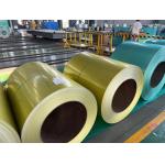 0.1mm Thickness PPGL Prepainted Galvalume Steel Coil For Hard Roofing for sale