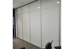 China 85MM Aluminum Frame Sliding Partition Walls Movable With Melamine Surface supplier