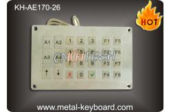 China Vandal resistant SS Industrial Entry Keypad , weatherproof keypad with 26 Keys supplier