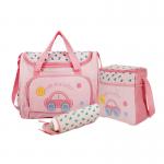 Customized Motherly Diaper Bag with Multi Pocket and Exquisite Silk Screen Printing for sale