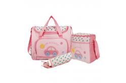 China Customized Motherly Diaper Bag with Multi Pocket and Exquisite Silk Screen Printing supplier