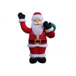 Custom Advertising Christmas Inflatable Santa Inflatable Santa Claus For Holiday Celebrate for sale