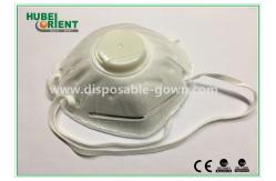 China Soft NOISH N95 FFP3 Cone Dust Face Mask with Valve , Soft polypropylene supplier