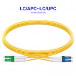 Optical Fiber Cable LC/APC To LC/UPC Single-Mode Dual-Core Carrier-Grade OS2 Pigtail Customization for sale