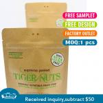 Biodegradable Eco Friendly Stand Up Pouches Zipper / Heat Sealed Recyclable for sale