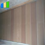 Collapsible Moving Wooden Sliding Folding Door Partition Wall For Banquet Hall Hotel for sale