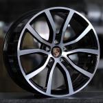 China Custom 21 Black High-Gloss Painted Porsche Cayenne Exclusive Design Wheel for sale