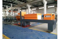 China Full Automatic PE Film Shrink Packaging Equipment For Beverage Drinking Water Bottles supplier