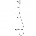Bathroom Handshower Slider Bar Wall-mounted Bath Shower Brass Chrome Faucet Set ARROW F2C9028C for sale