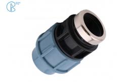 China Flexible Tubing PP Compression Fitting Female Adaptor Connector Easy To Install supplier