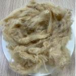 6D Recycled Polyester Staple Fiber 51mm Beige High Tenacity for sale