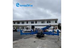 China Diesel Engine 32m Crawler Spider Man Lifter For Aerial Works supplier