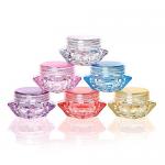5ml Small Plastic Cosmetic Cream Jars With Lids Refillable Portable for sale