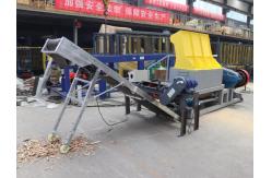 China Wood Pallet Crusher 37KW Wooden Pallet Crushing Machine With Nails Out supplier