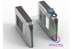 China SS304 Motorized Turnstile Barrier Gate With Barcode supplier