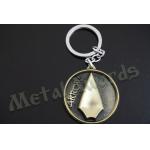 Modern 3D Souvenir Key Chain , High Polishing Custom Die Cut Metal Keychains for sale