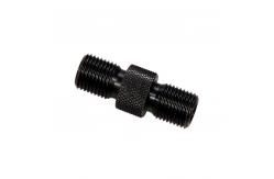 China Black Aluminum Knurled Tube Polished  Anodizing CNC Turned Components supplier