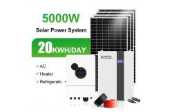 China TUV Monocrystalline Silicon Hybrid Solar System Kit Including Lead Acid Battery supplier