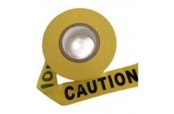 China Plastic Barrier Tape PE Coulorful Non-adhesive Waterproof Material Warning Tape supplier