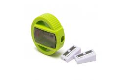 China Spring Open Cute Pencil Sharpener Geometric Shape supplier