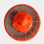 Chicken farm with automatic feeder winch main auxiliary 45 Feed Line Lifting Cup round pipe water line chicken house fee for sale