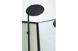 China Stylish Shower Room And Black Frame With Tray And Roof For Modern supplier