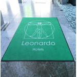 ISO Personalised Rubber Door Mats Logo Entrance Matting 60x80 for sale