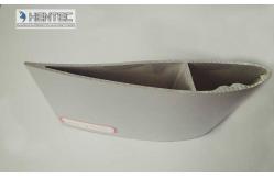 China 6063-T5 Industrial Extruded Aluminum Louvers  / Black / Silvery Anodizing supplier