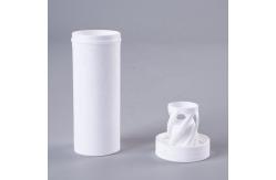 China Effervescent Tablets Packaging with Food Grade PP Plastic Pill Tube and Sealing Caps supplier