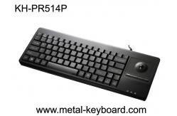 China Self - service 81 keys Keyboard with integrated trackball , waterproof computer keyboard supplier