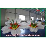 190T Nylon Color Changeable Inflatable Flower Lighting Decoration For Wedding for sale