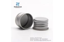 China Aluminum Screw Caps Aluminum Thread Ribbed Screw Top Lids For Bottles Jars supplier