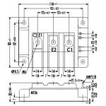 IGBT Power Module 2MBI300N-120 1200V 300A 2-Pack IGBT FUJITSU IGBT Power Module for sale
