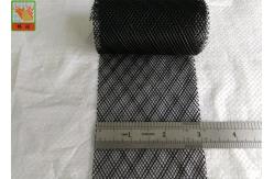 China Green / Black HDPE Materials Soffit Vent Screen Mesh With Diamond Shaped Hole supplier