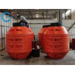 Customized Size PU HDPE Pipe Floater For Floating Marine Dredging Pipeline for sale