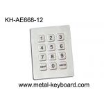 3x4 Matrix 12 Keys Kiosk Keypad / Rugged Stainless Steel Access Keypad for sale