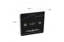 China Tempered glass QR Code Reader Access Control Wiegand Proximity Card Reader supplier