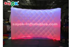 China Inflatable Photo Studio Attractive Inflatable LED Photo Booth Backdrop Wall With Remote Control supplier