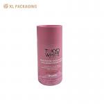 Pink Full Color Cute Round Edge Paper Tube For Loose Leaf Tea Small Capacity Tea Paper Tube Packaging Cylinder Box for sale