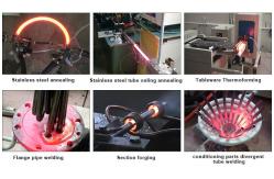 China High Frequency Induction Heating Equipment 70KW 30-80KHZ Forging / Fitting supplier