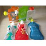 Colorful Baby Food Spout Pouch Packaging With Zipper Reclosable for sale