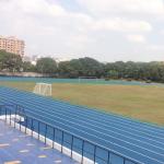 SGS Certificate Sound Absorbent Synthetic Sports Flooring Harmless And Odorless for sale
