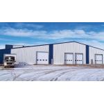 Heavy Duty Steel Structure Workshop With Bolt Connection And Heat Treated Steel Cladding for sale