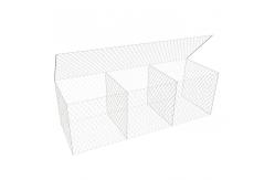 China Galfan Coated Hexagonal Gabion Box 2*1*1 M 60mm X 80mm supplier